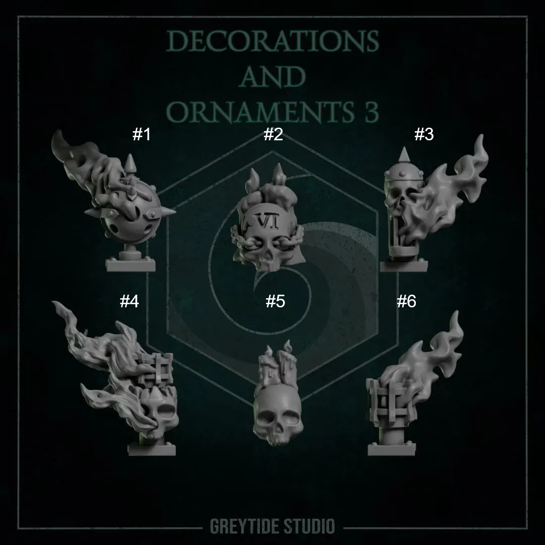 Eternal Pilgrims - Decorations and Ornaments #3 - GreyTide Studio