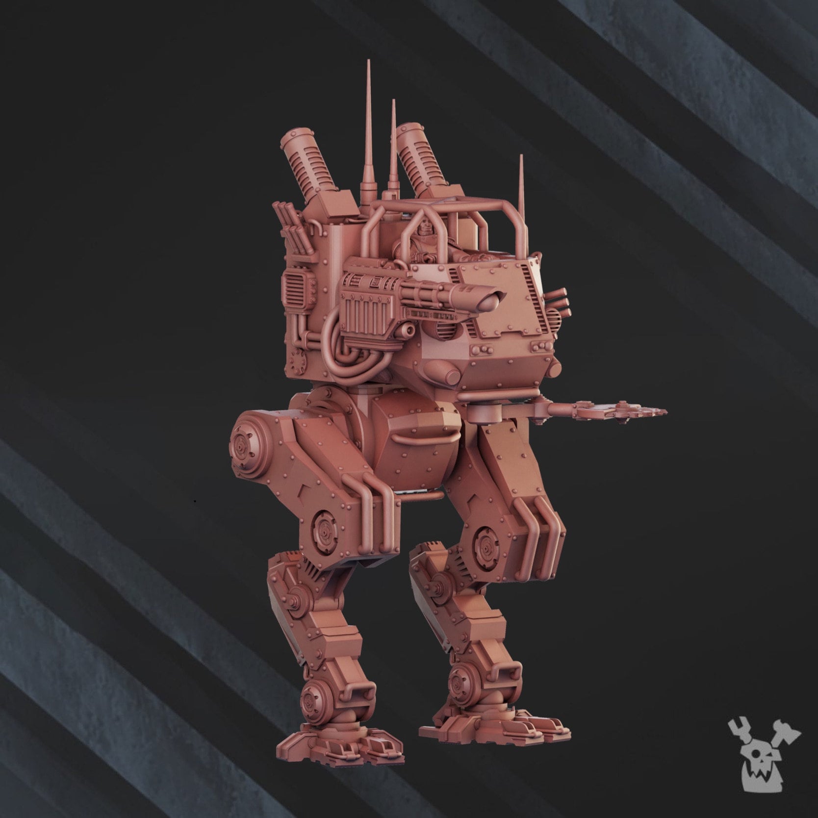 Imperial Guard - Light Stomper Mech Arctic Fox AF-170 - DakkaDakka