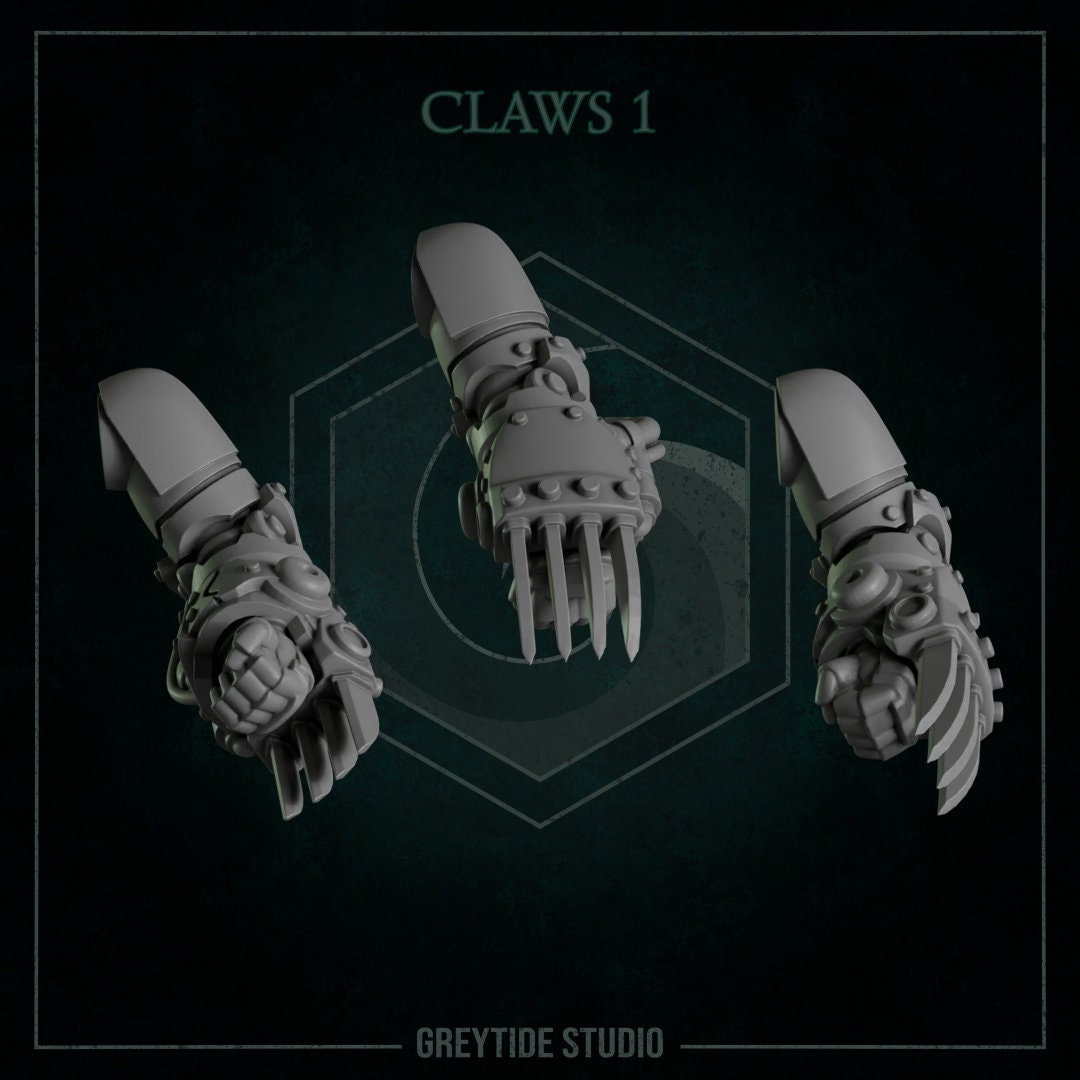 Eternal Pilgrims - Claws #1 Left Hand - GreyTide Studio