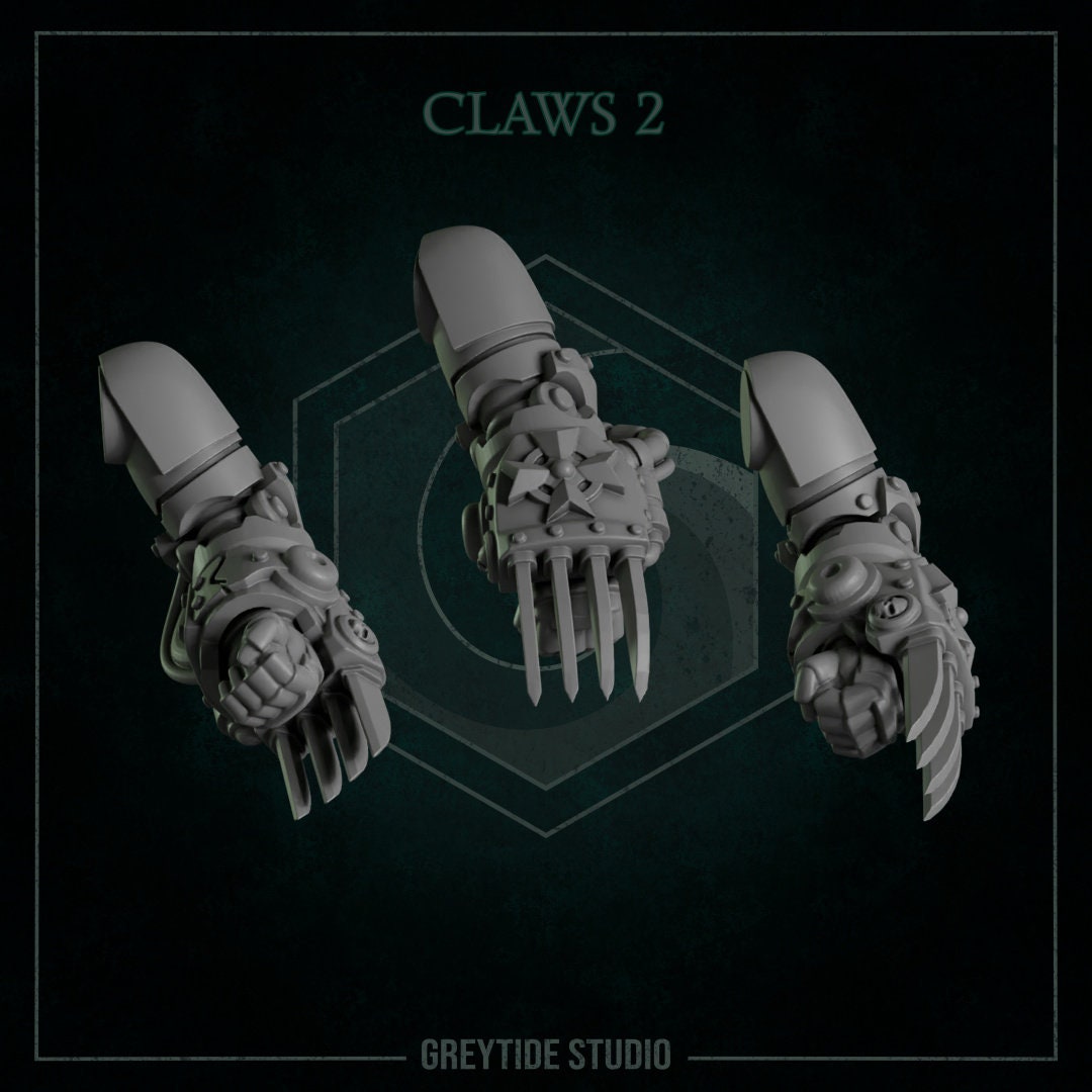 Eternal Pilgrims - Claws #2 Left Hand - GreyTide Studio