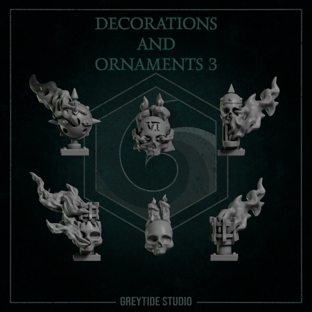Eternal Pilgrims - Decorations and Ornaments #3 - GreyTide Studio