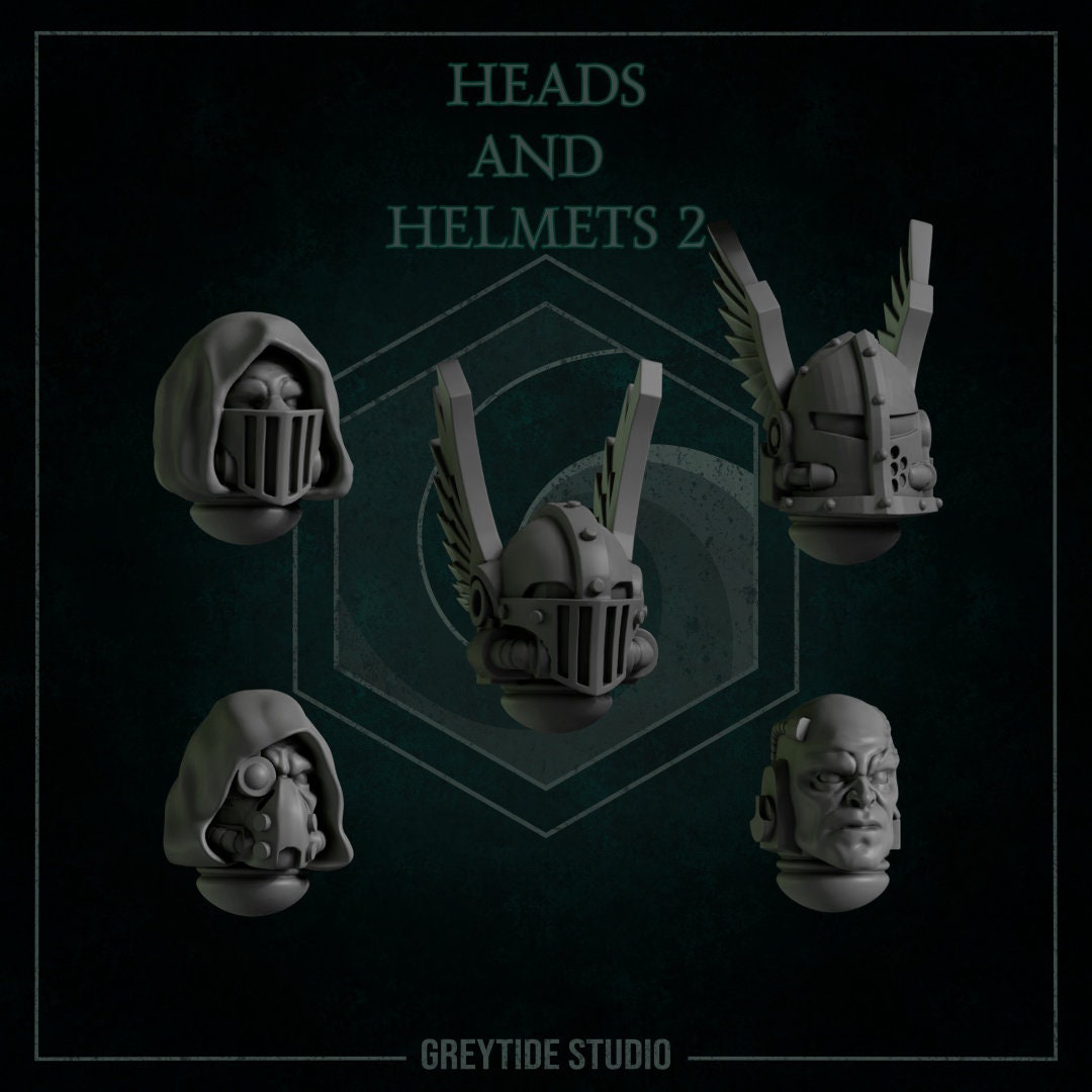 Eternal Pilgrims - Heads and Helmets #2 - GreyTide Studio