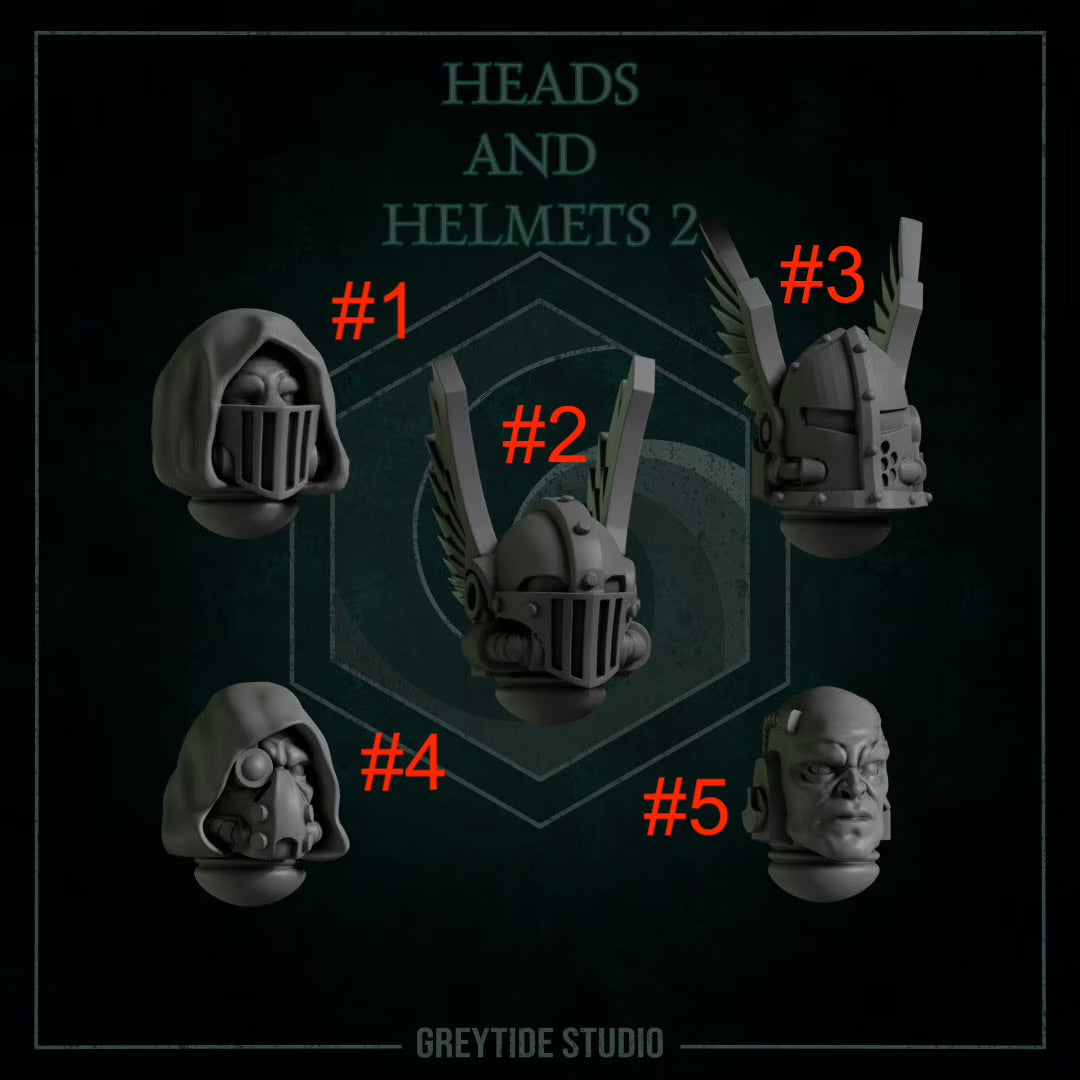 Eternal Pilgrims - Heads and Helmets #2 - GreyTide Studio