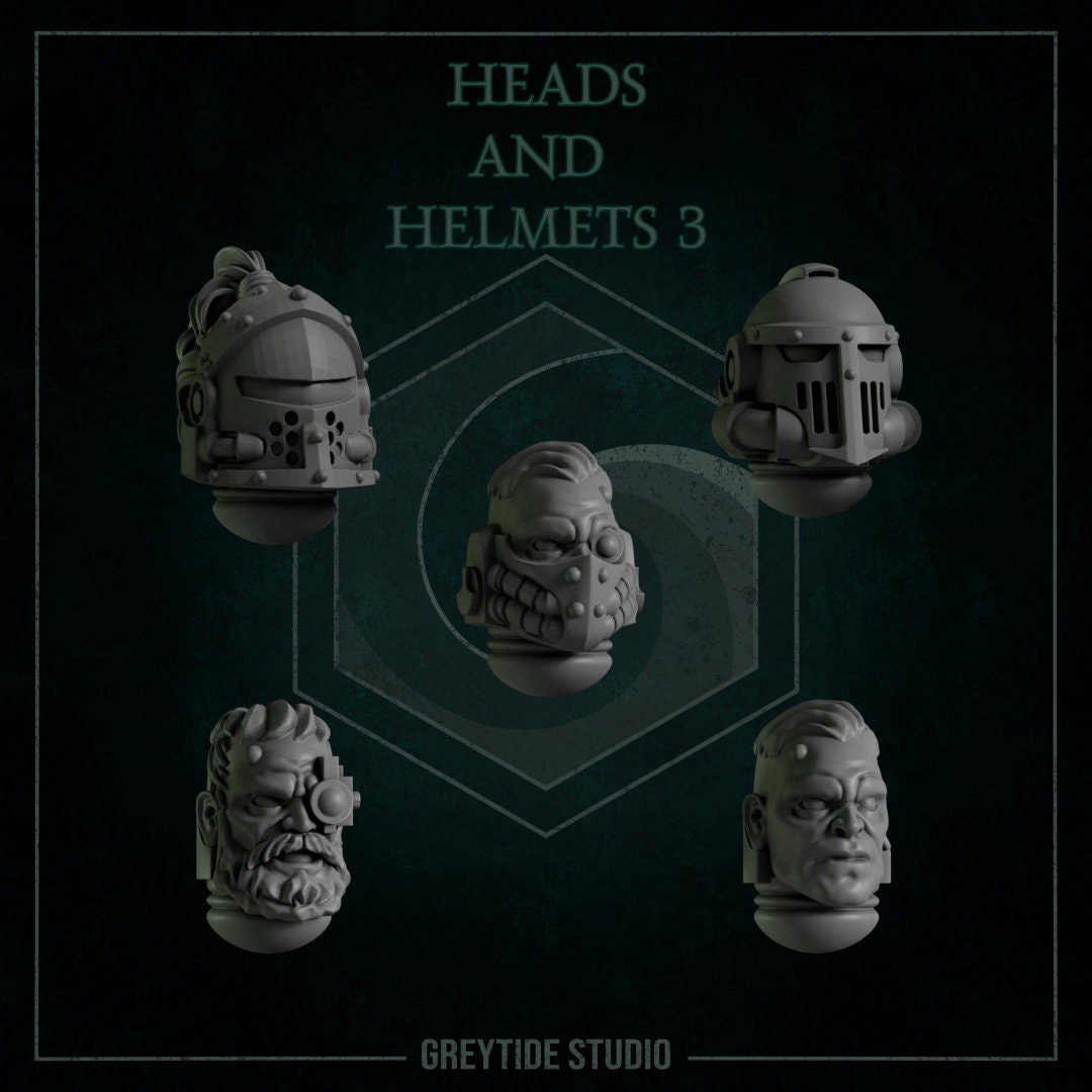 Eternal Pilgrims - Heads and Helmets #3 - GreyTide Studio