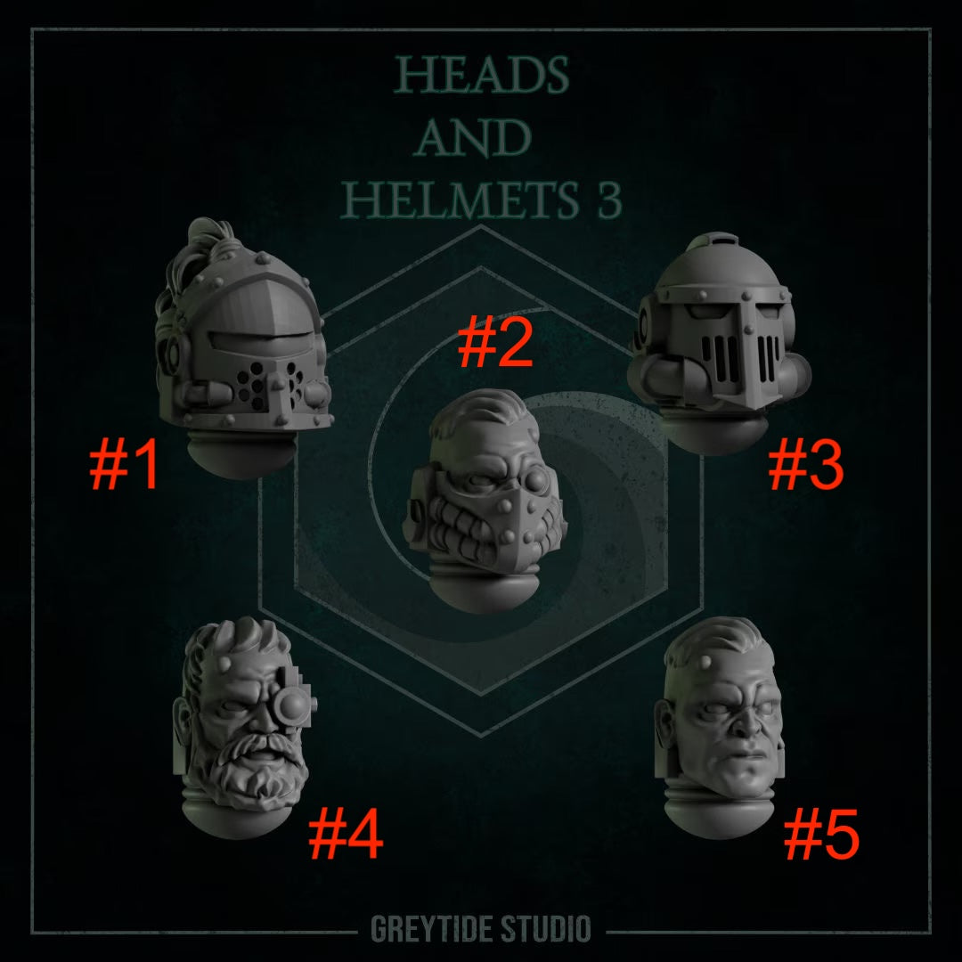 Eternal Pilgrims - Heads and Helmets #3 - GreyTide Studio
