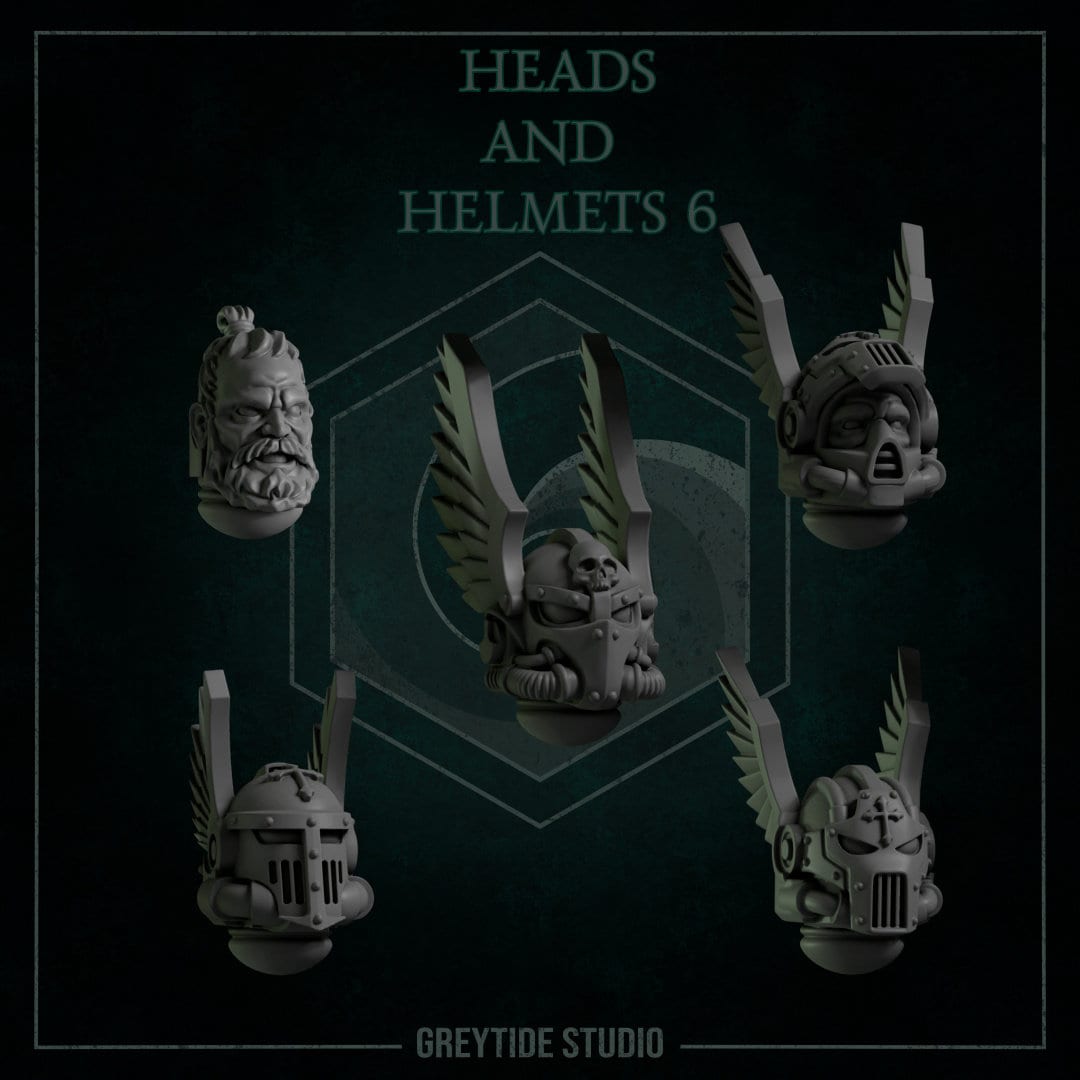 Eternal Pilgrims - Heads and Helmets #6 - GreyTide Studio