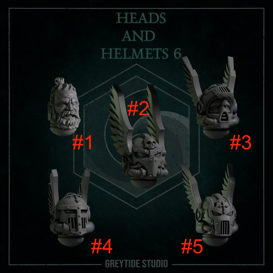Eternal Pilgrims - Heads and Helmets #6 - GreyTide Studio