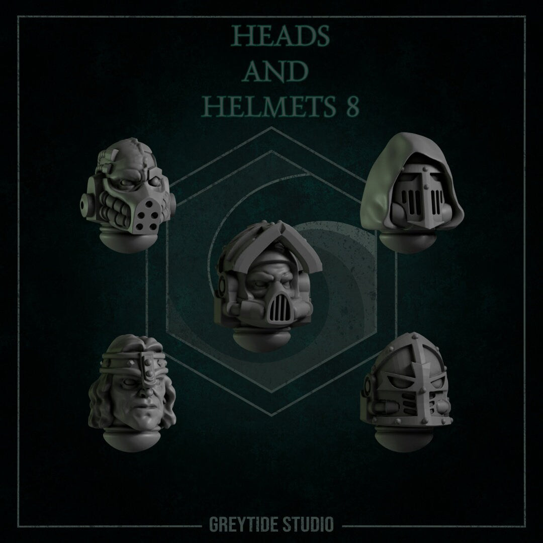 Eternal Pilgrims - Heads and Helmets #8 - GreyTide Studio