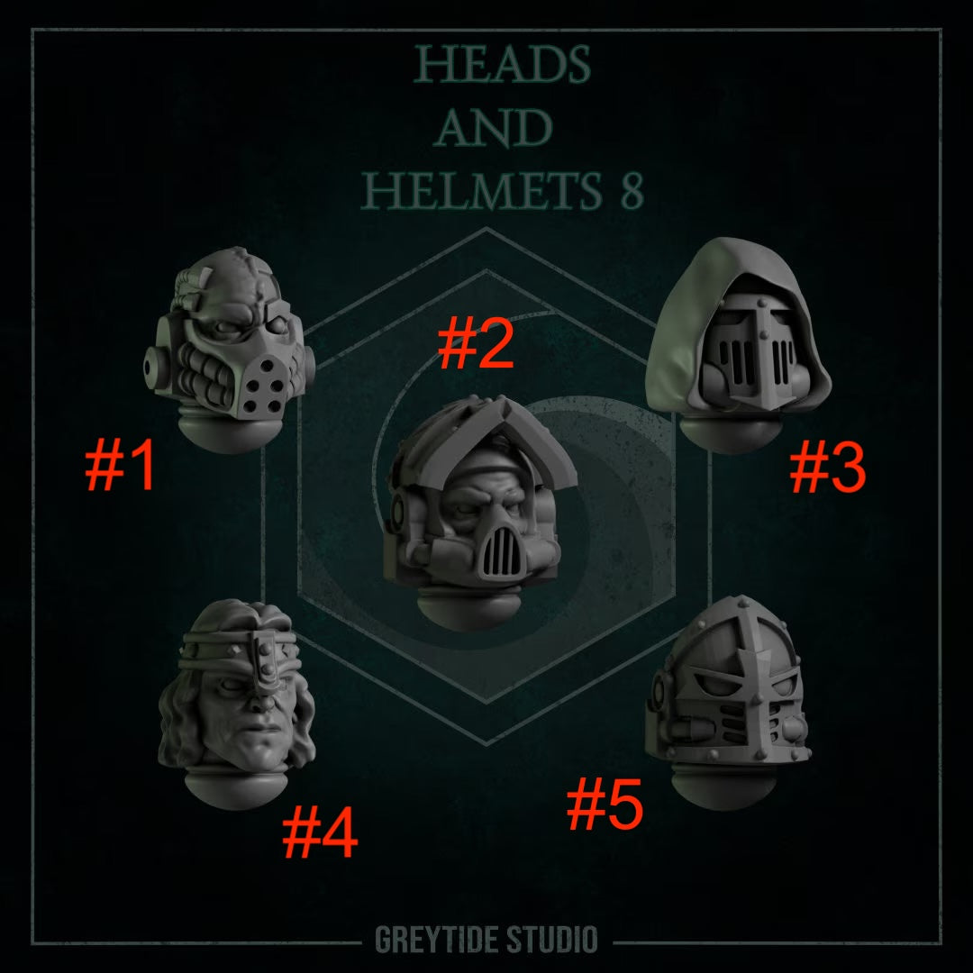 Eternal Pilgrims - Heads and Helmets #8 - GreyTide Studio