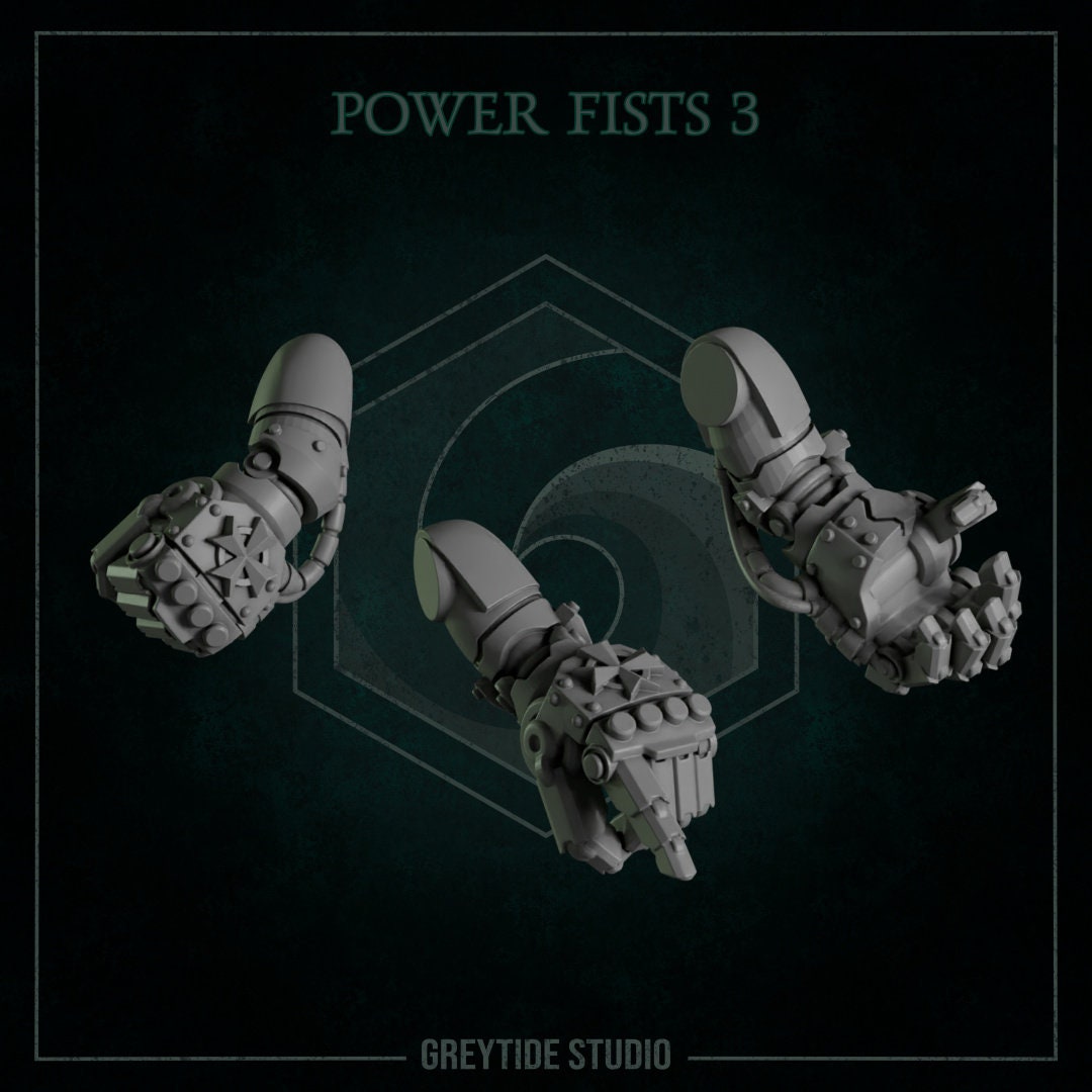 Eternal Pilgrims - PowerFists #3 Left Hand - GreyTide Studio