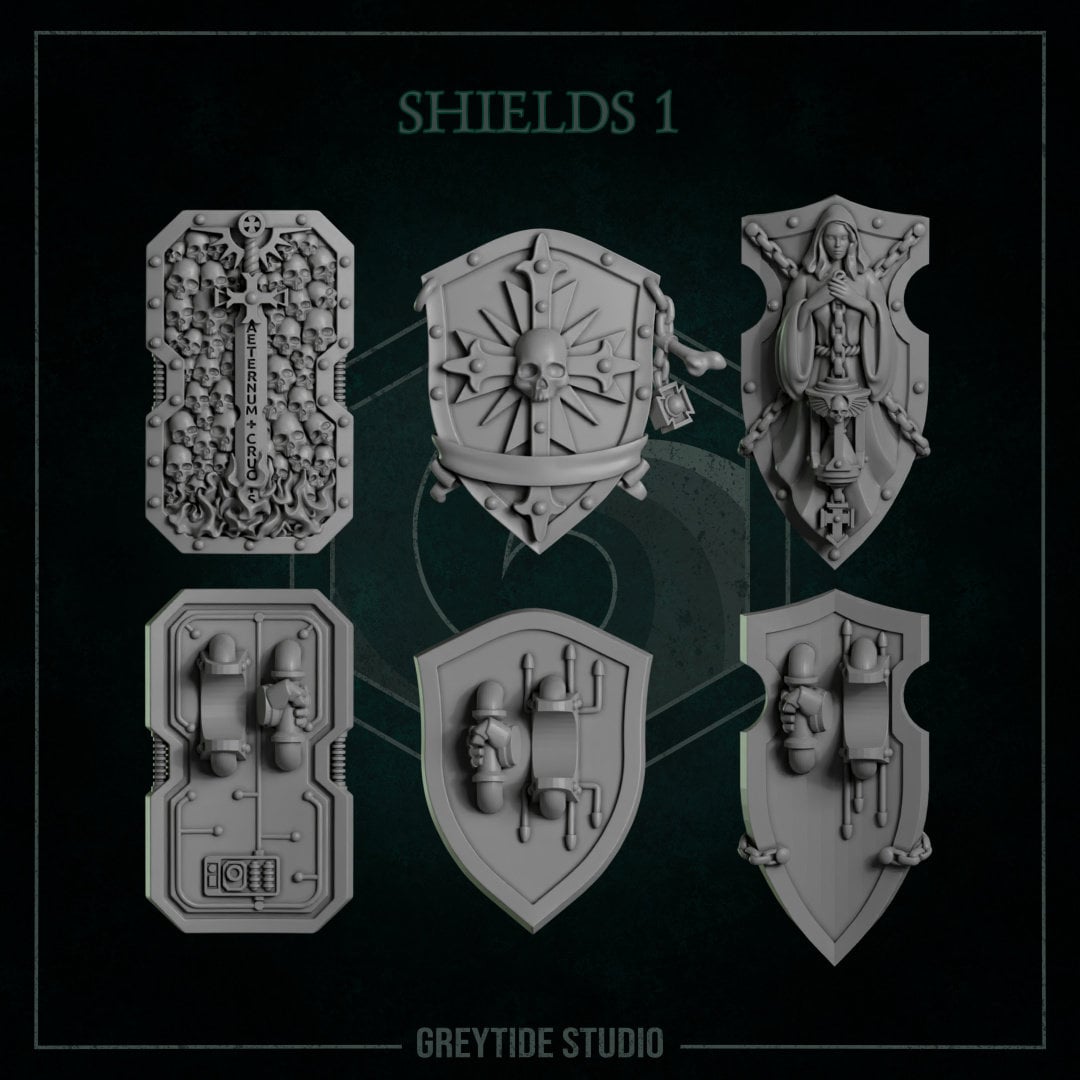 Eternal Pilgrims - Shields #1 - GreyTide Studio
