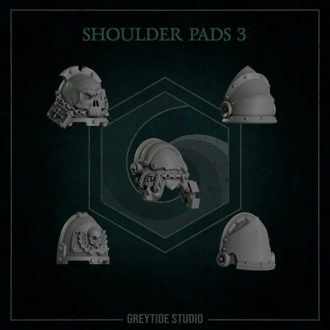 Eternal Pilgrims - Shoulderpads #3 - GreyTide Studio