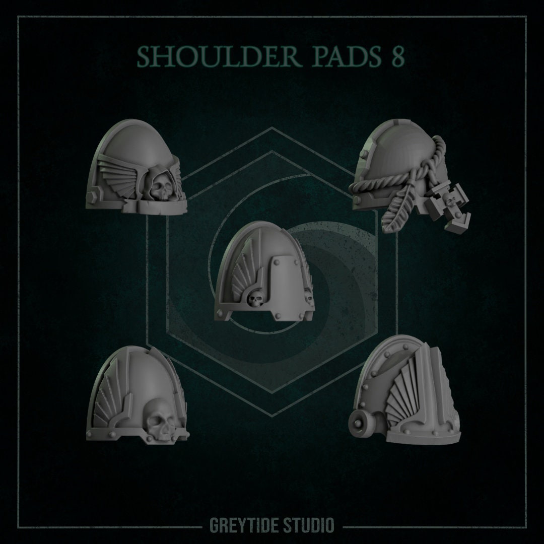 Eternal Pilgrims - Shoulder Pads #8 - GreyTide Studio