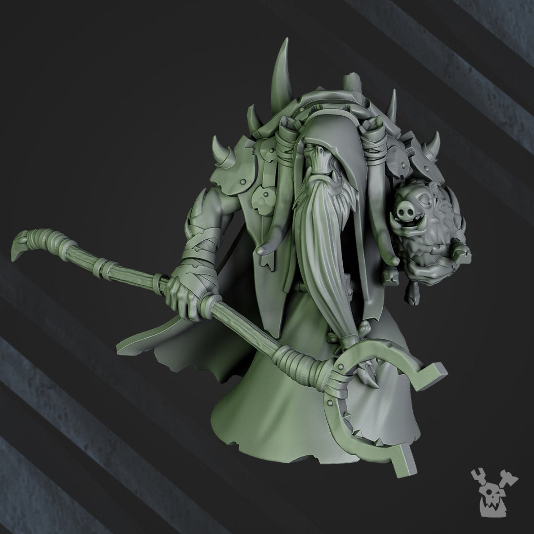 Orcs - Porkaz masta Zorgmot and his friend Pigluz - DakkaDakka