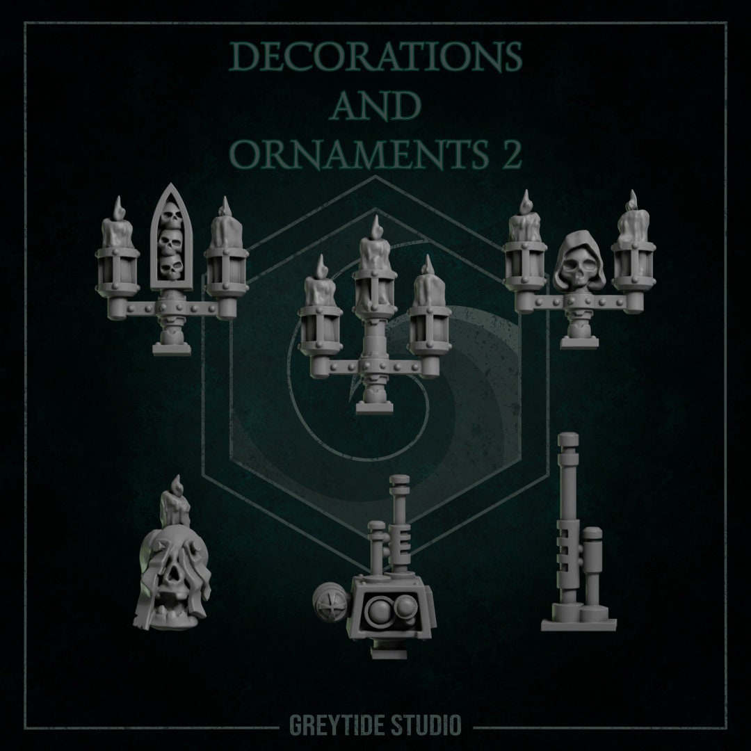 Eternal Pilgrims - Decorations and Ornaments #2 - GreyTide Studio