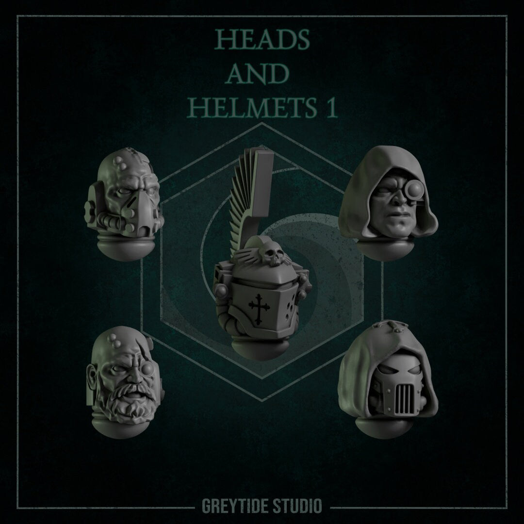 Eternal Pilgrims - Heads and Helmets #1 - GreyTide Studio