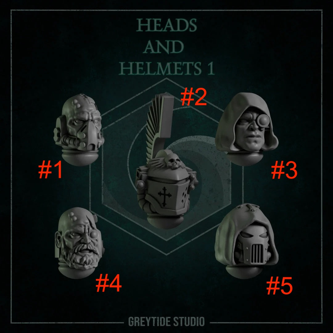 Eternal Pilgrims - Heads and Helmets #1 - GreyTide Studio
