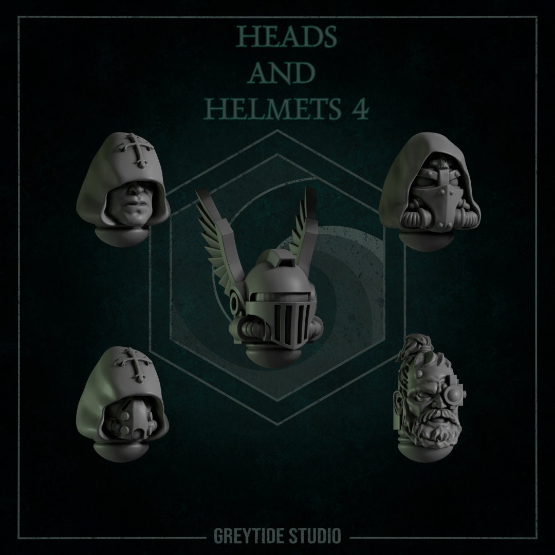 Eternal Pilgrims - Heads and Helmets #4 - GreyTide Studio
