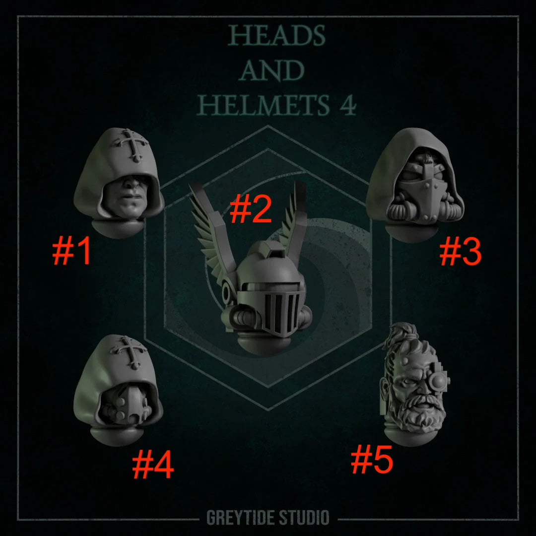 Eternal Pilgrims - Heads and Helmets #4 - GreyTide Studio