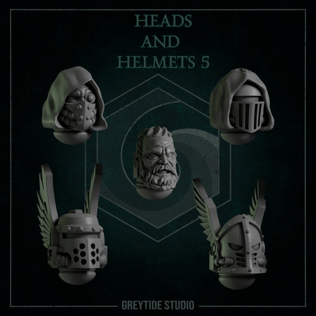 Eternal Pilgrims - Heads and Helmets #5 - GreyTide Studio