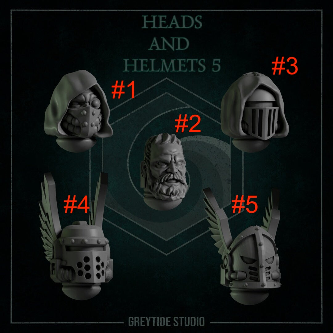 Eternal Pilgrims - Heads and Helmets #5 - GreyTide Studio