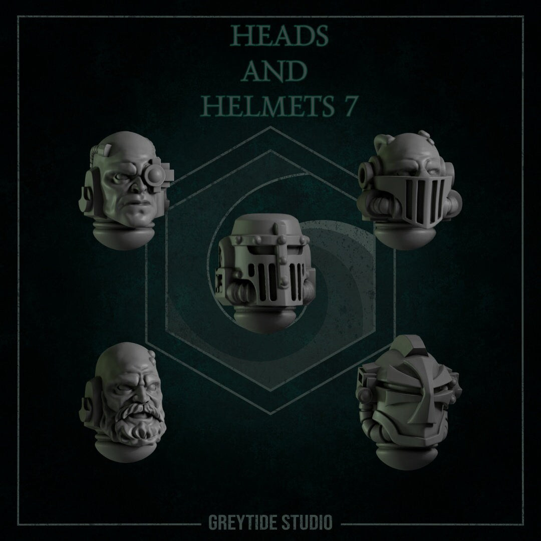 Eternal Pilgrims - Heads and Helmets #7 - GreyTide Studio