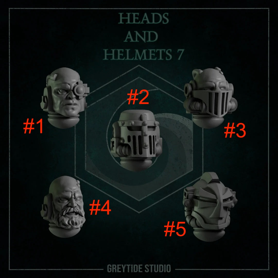 Eternal Pilgrims - Heads and Helmets #7 - GreyTide Studio
