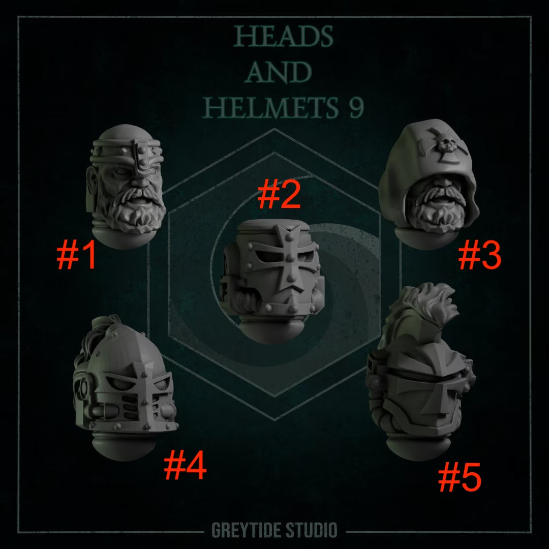 Eternal Pilgrims - Heads and Helmets #9 - GreyTide Studio