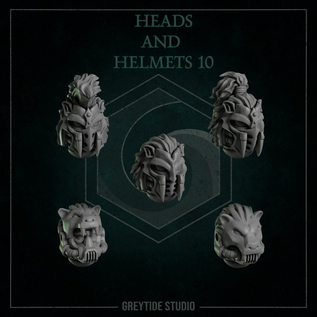 Eternal Pilgrims - Heads and Helmets #10 - GreyTide Studio