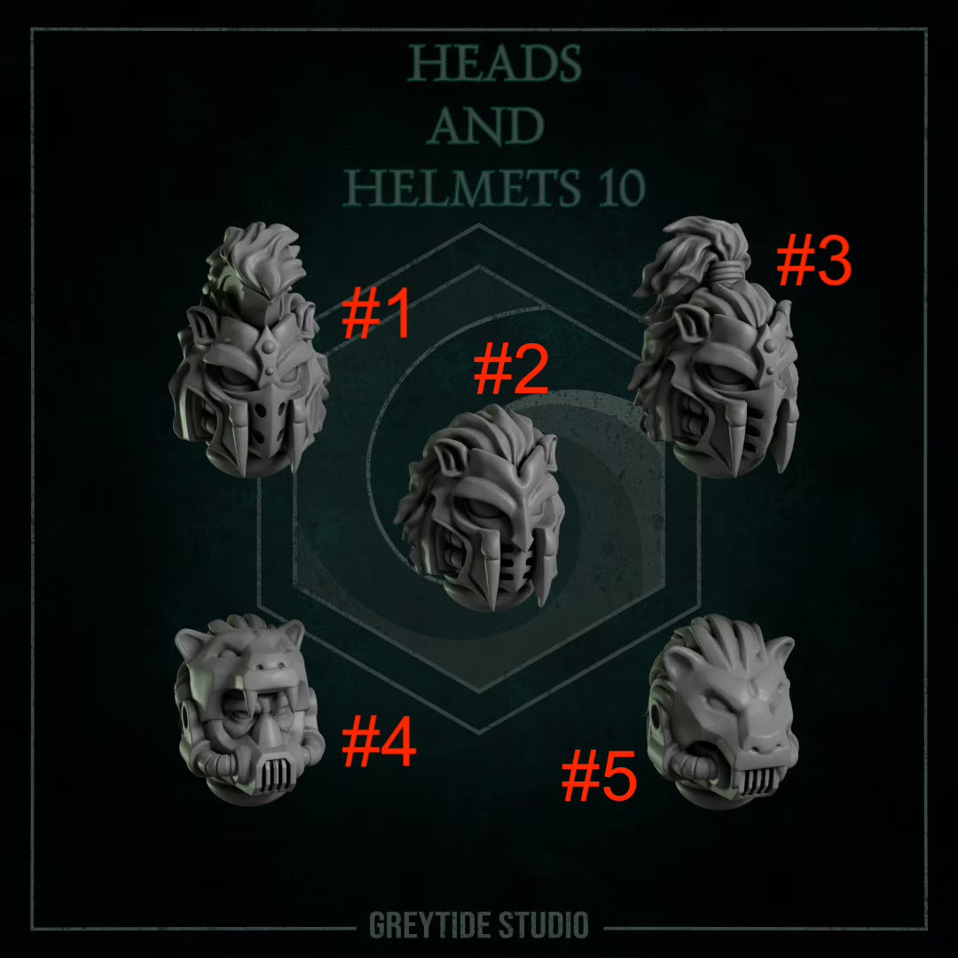 Eternal Pilgrims - Heads and Helmets #10 - GreyTide Studio