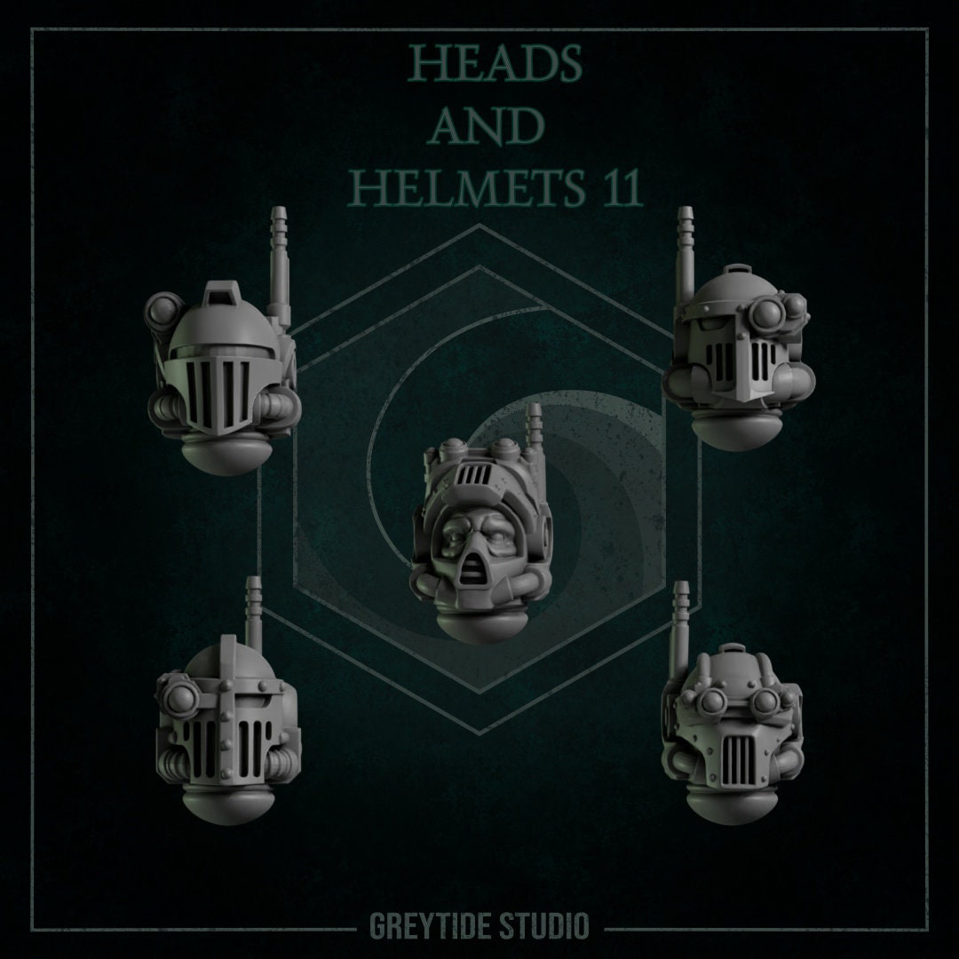 Eternal Pilgrims - Heads and Helmets #11 - GreyTide Studio