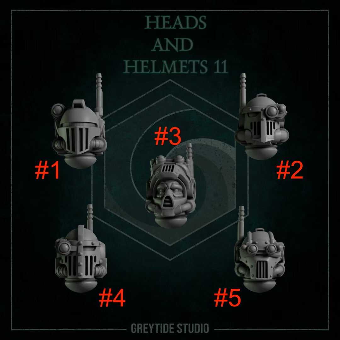 Eternal Pilgrims - Heads and Helmets #11 - GreyTide Studio
