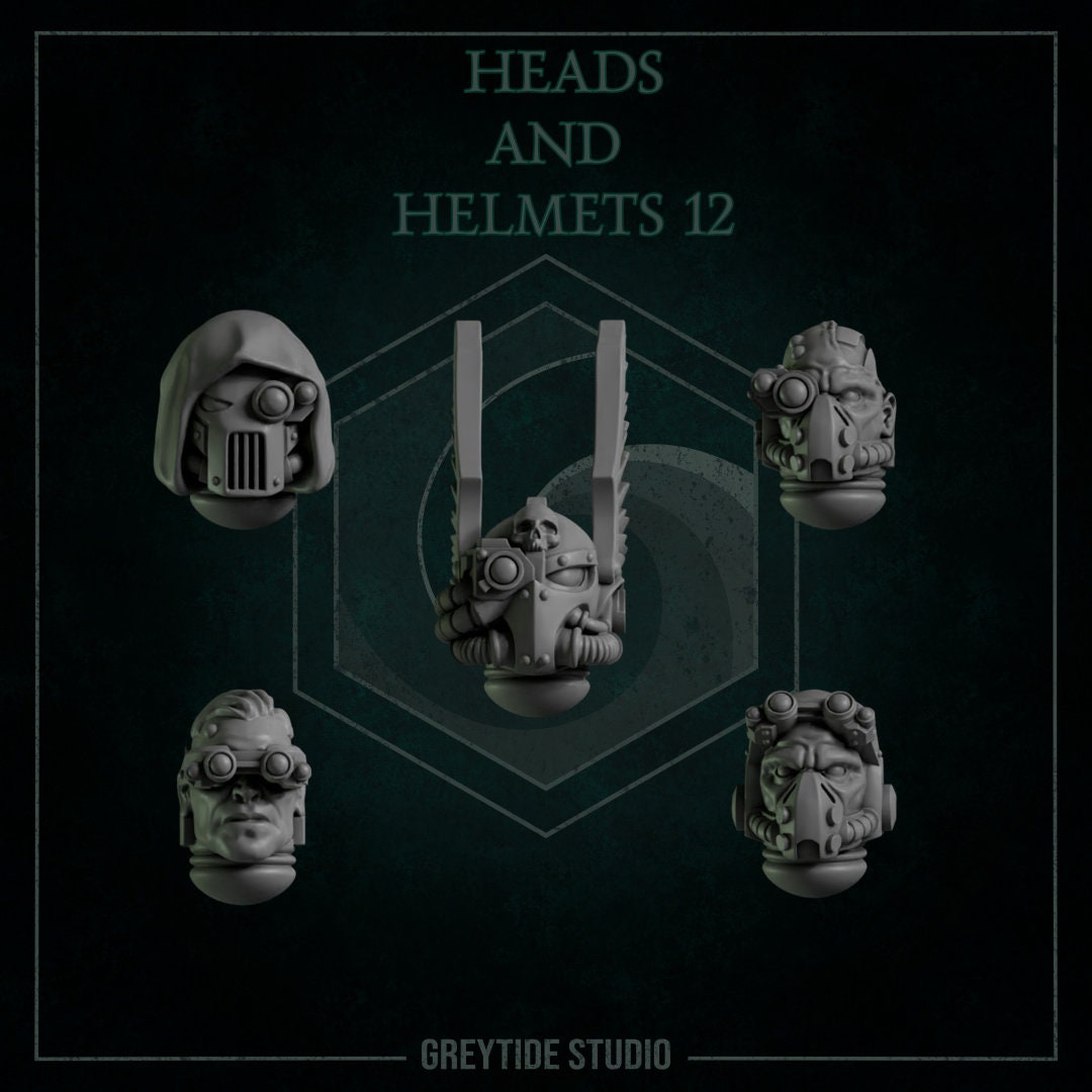 Eternal Pilgrims - Heads and Helmets #12 - GreyTide Studio