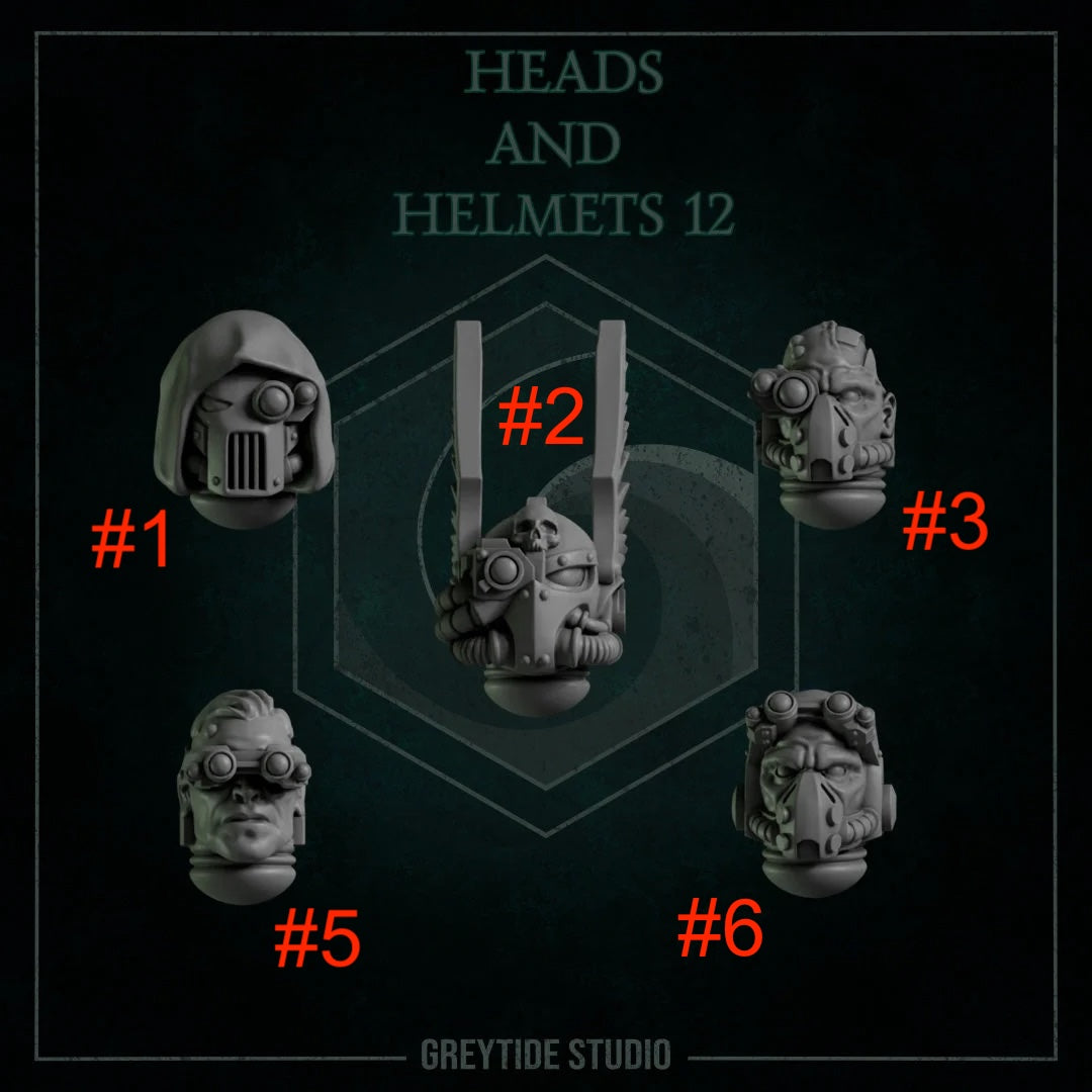 Eternal Pilgrims - Heads and Helmets #12 - GreyTide Studio
