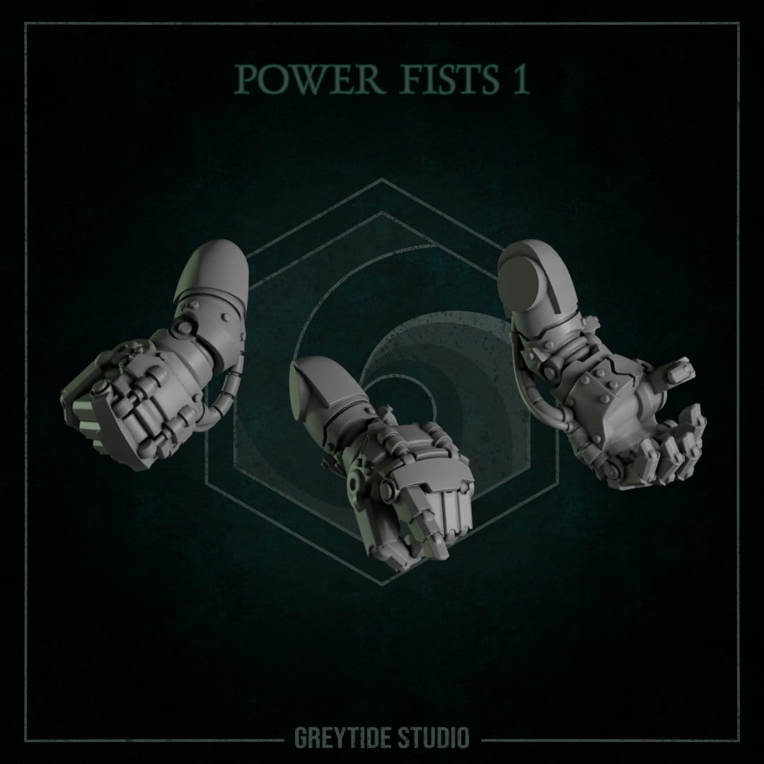 Eternal Pilgrims - PowerFists #1 Left Hand - GreyTide Studio