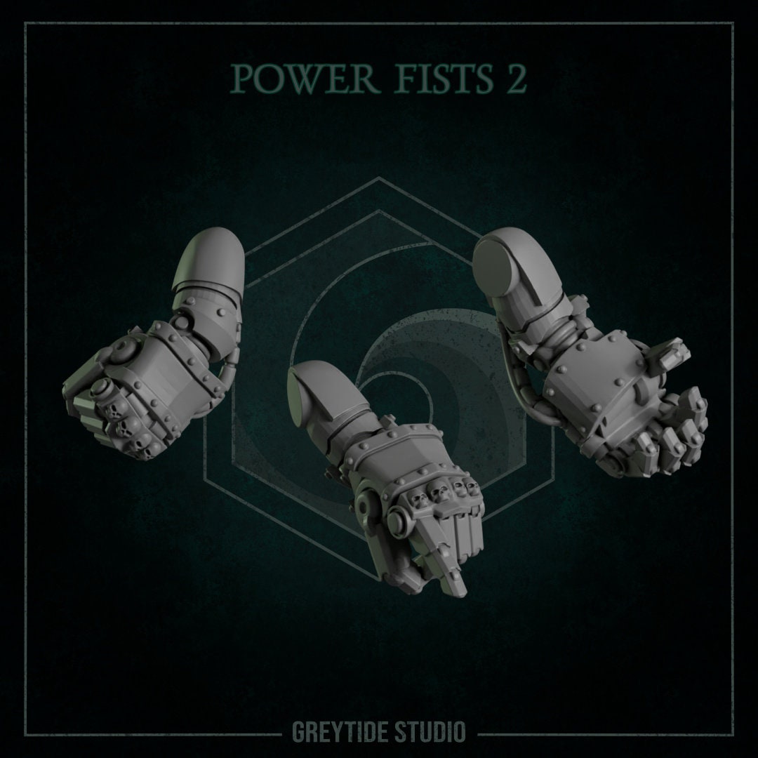 Eternal Pilgrims - PowerFists #2 Left Hand - GreyTide Studio