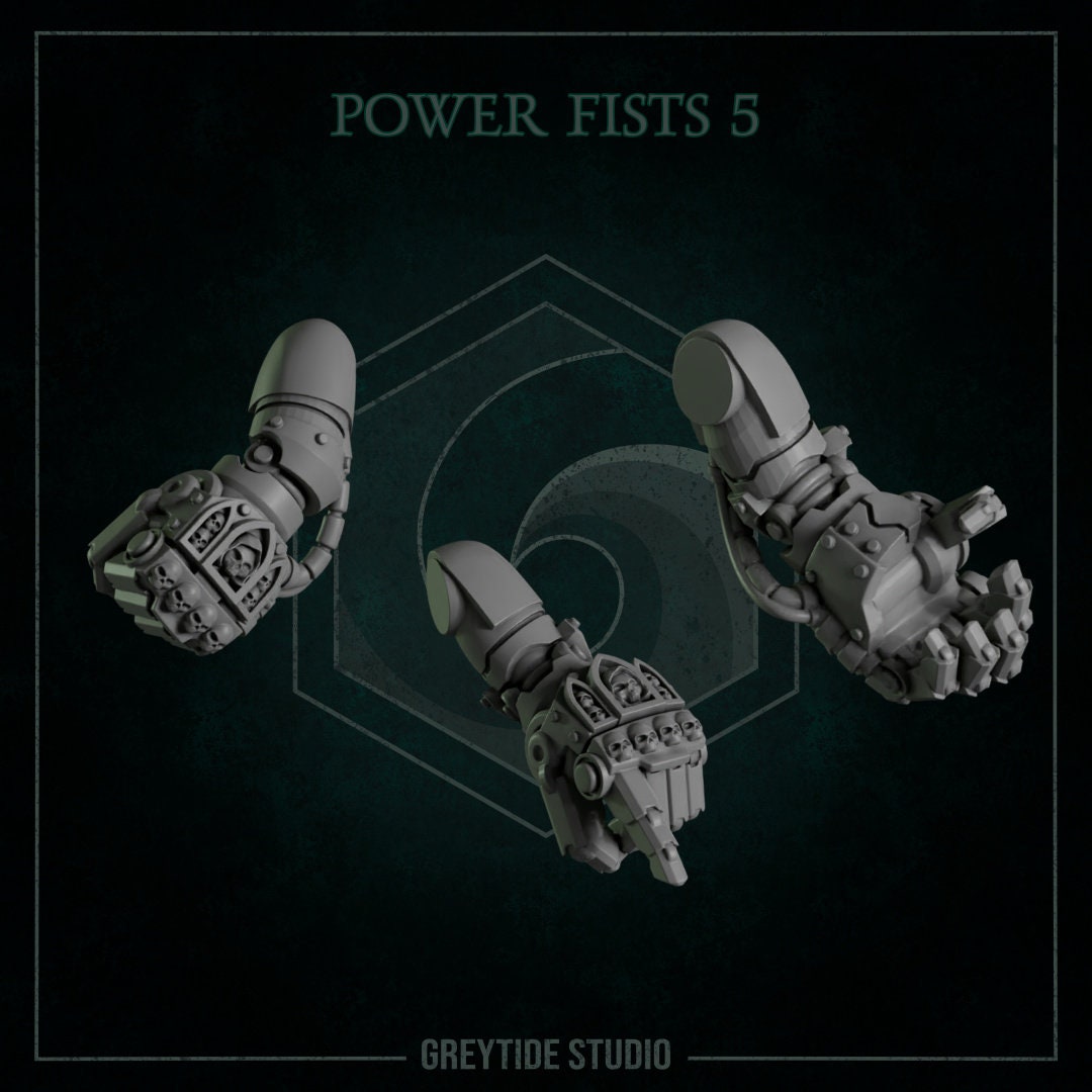 Eternal Pilgrims - PowerFists #5 Left Hand - GreyTide Studio