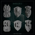 Eternal Pilgrims - Shields #2 Right Hand - GreyTide Studio