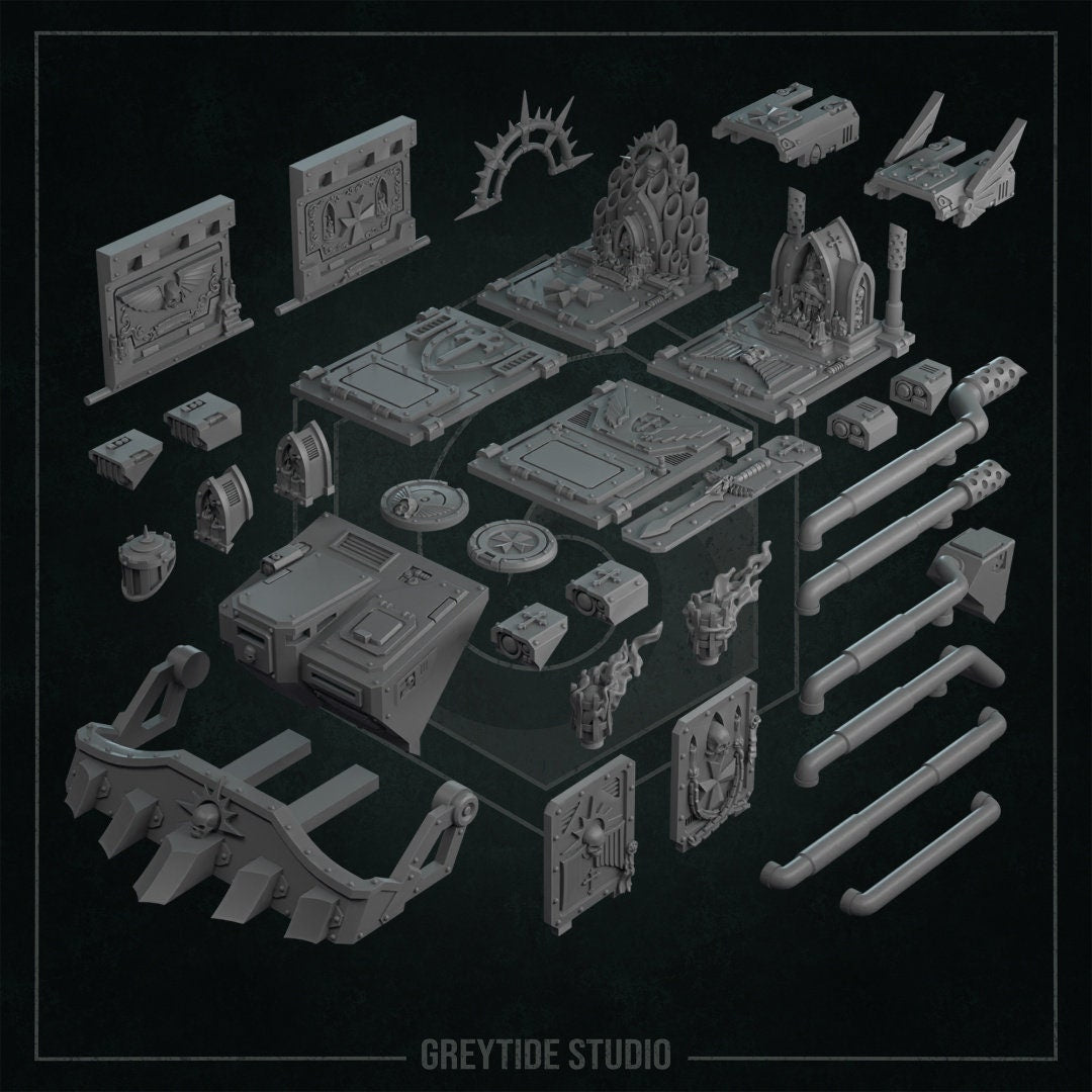 Eternal Pilgrims - Space Rhinoceros Vehicle Accessories - GreyTide Studio