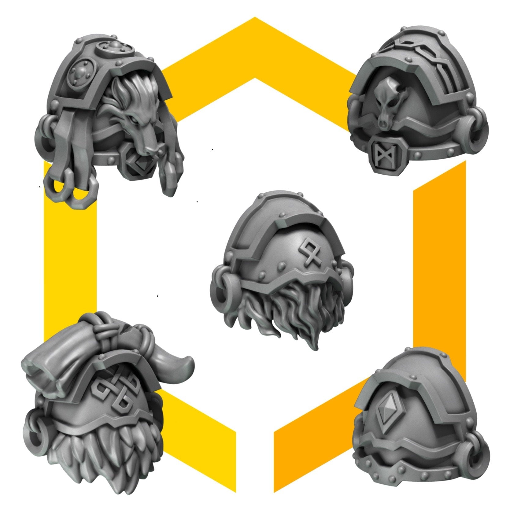 Primal Hounds - Shoulderpads #2 - GreyTide Studio