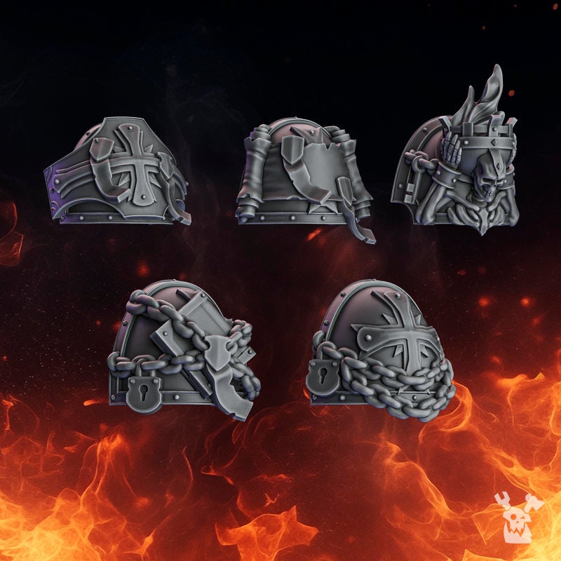 Pactum Aeternum - Crusader Shoulders - DakkaDakka