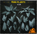 Fern plants - Basing Bits - 32mm Basing