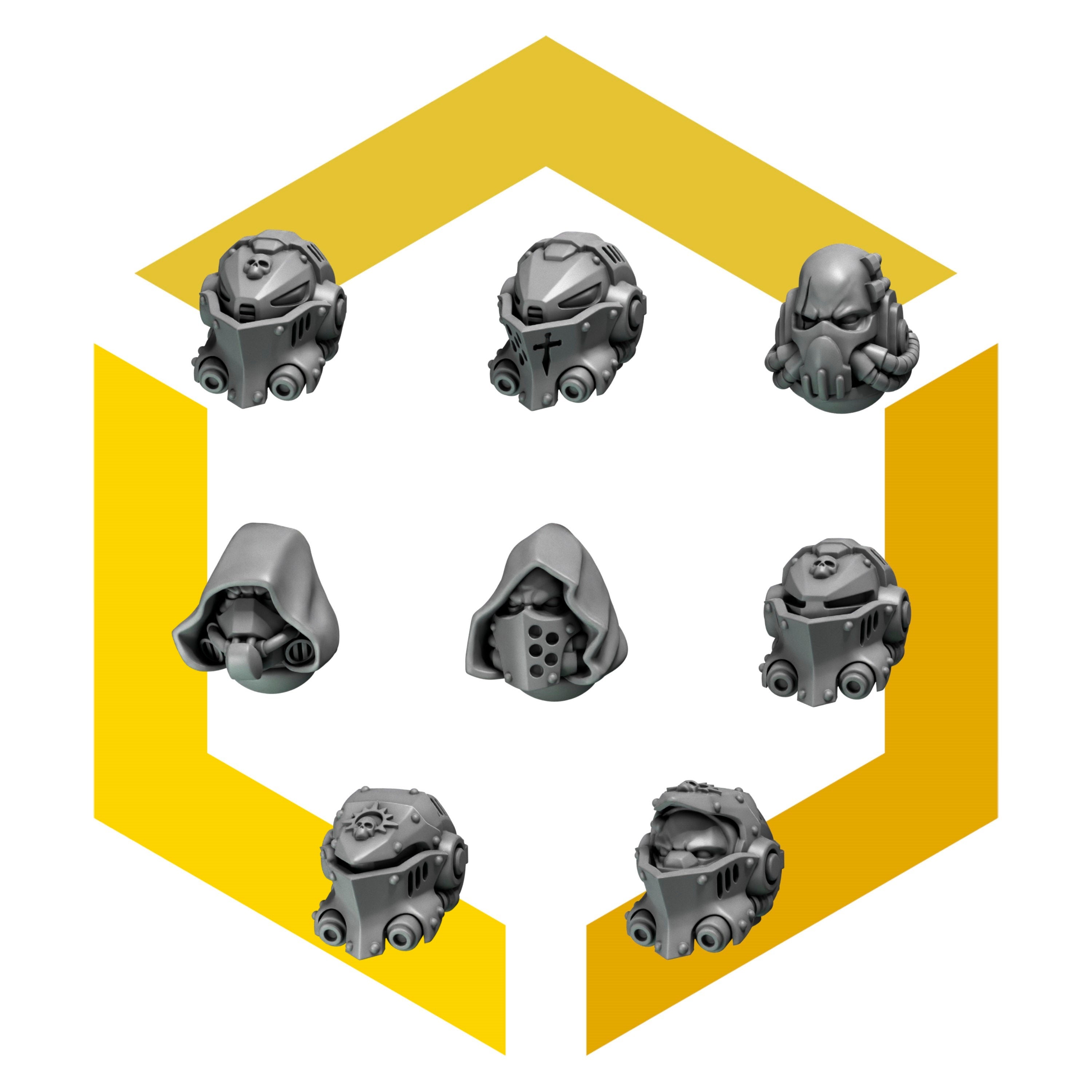 Eternal Pilgrims Termi pack - Heads - GreyTide Studio