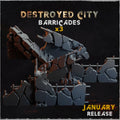 Destroyed City Barricades - 32mm Basing