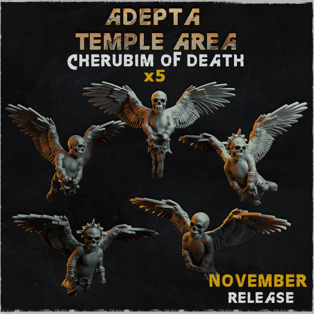 Cherubim of death - Basing Bits - 32mm Basing