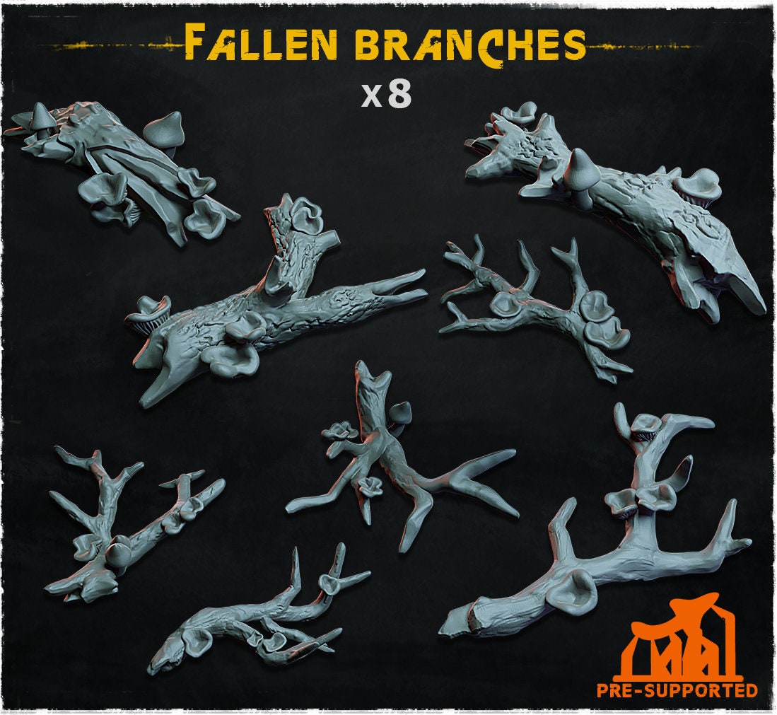 Fallen Branches - Basing Bits - 32mm Basing