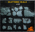 Shattered Walls - Basing Bits - 32mm Basing