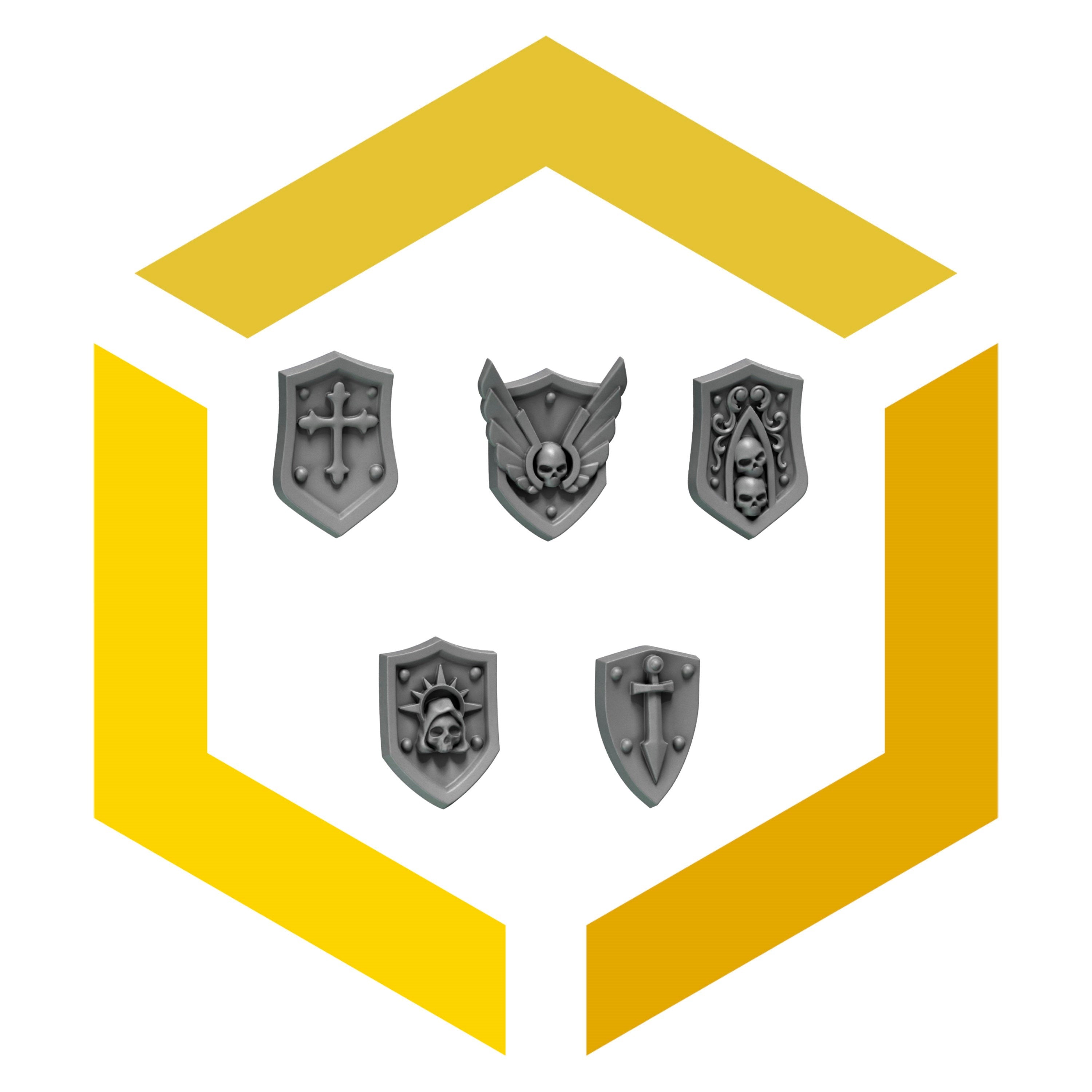 Eternal Pilgrims Termi Pack - Shouldershields - GreyTide Studio