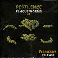 Pestilence - Plague Worms - Basing Bits - 32mm Basing