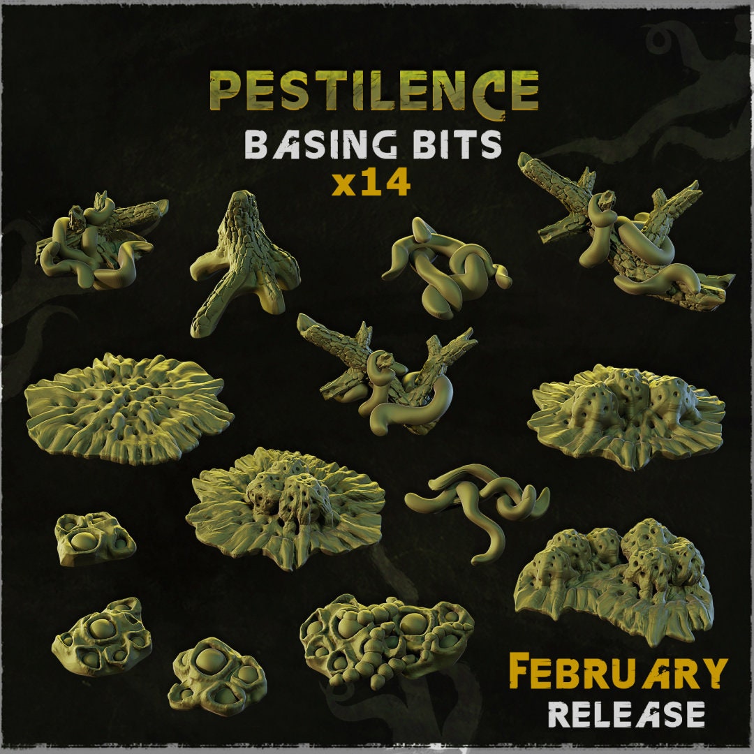 Pestilence Basing Bits - 32mm Basing
